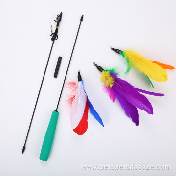 Pet Three Replacement Feather Cat Teasers Pack